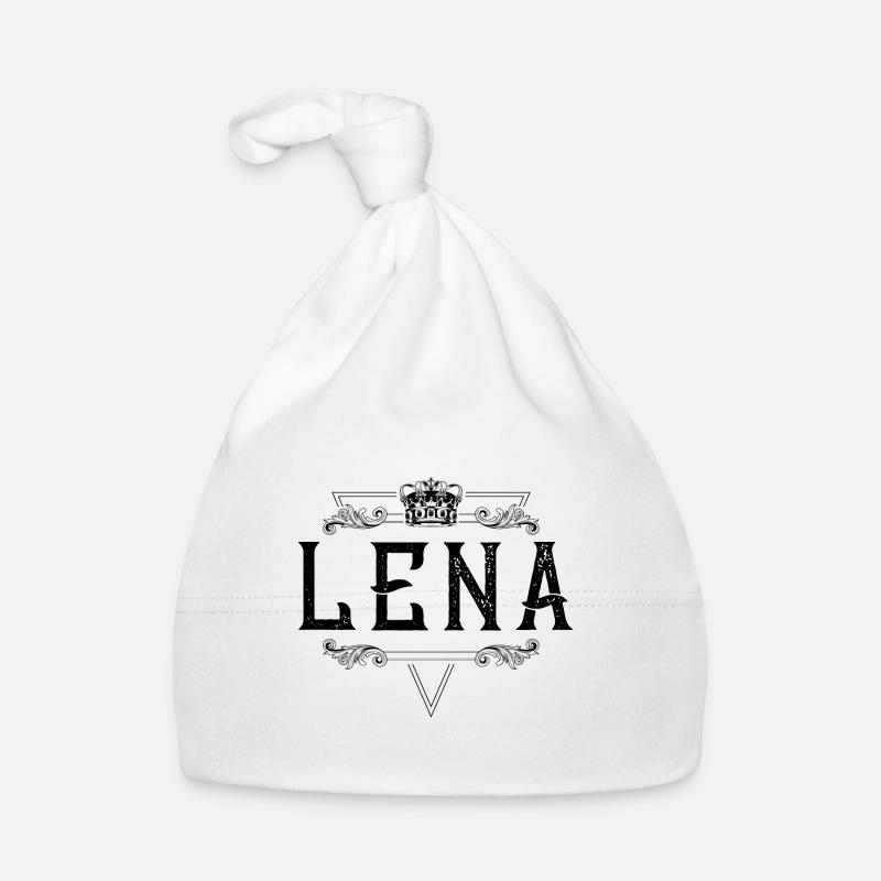Lena Name Baby Bio-Mütze