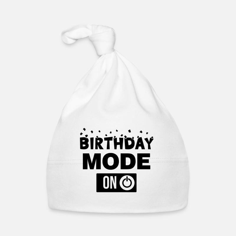 Birthday Mode on Geburtstag Modus an Baby Bio-Mütze