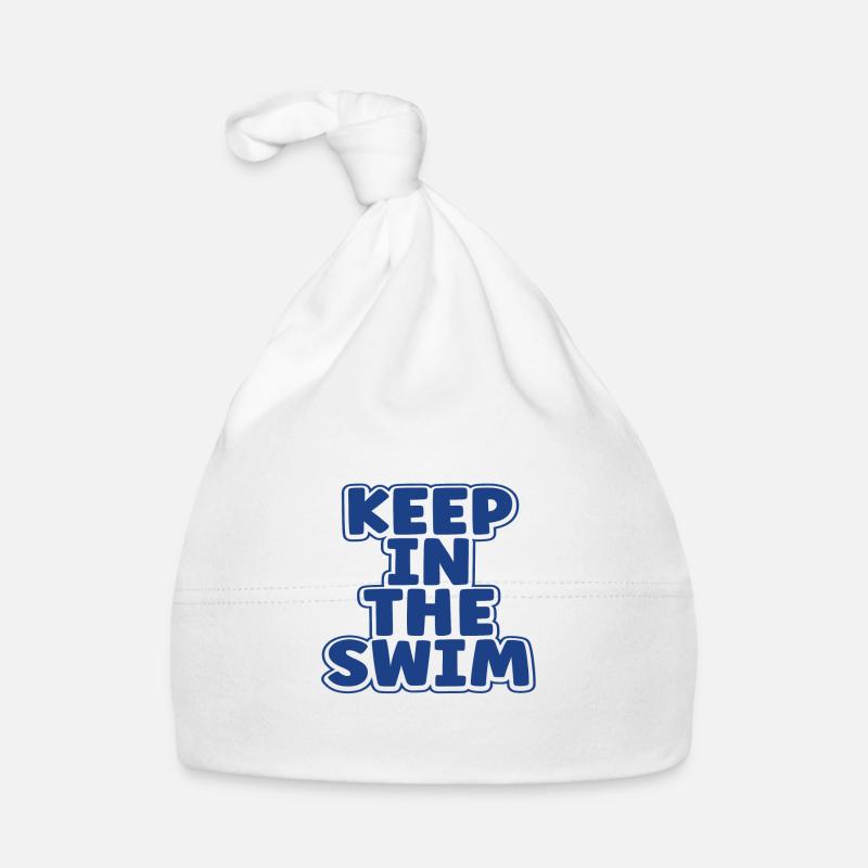 Schwimmergeschenke im Schwimmschwimmgeschenk aufbewahren Baby Bio-Mütze