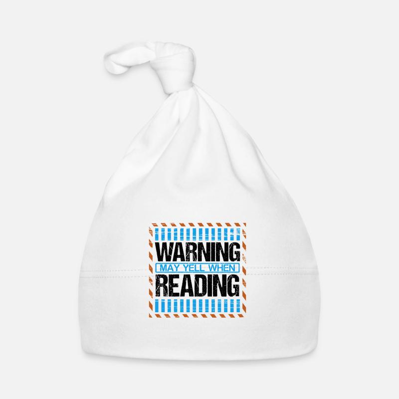 Reader Gift Book Lover Gift May Yell When Reading Organic Baby Cap