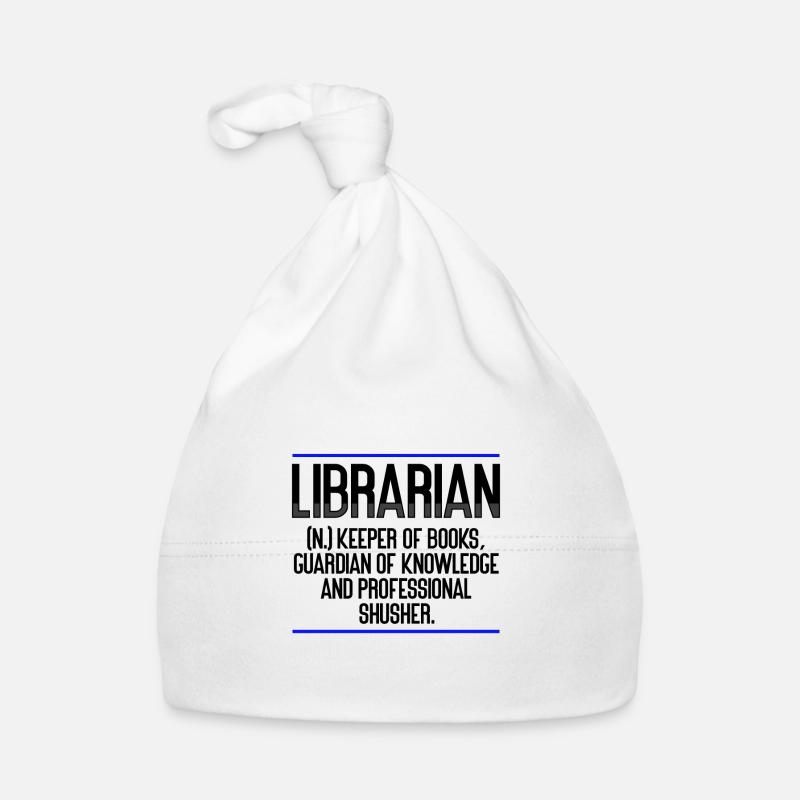 Bibliothekar Geschenke Hüter der Bücher Hüter von Baby Bio-Mütze