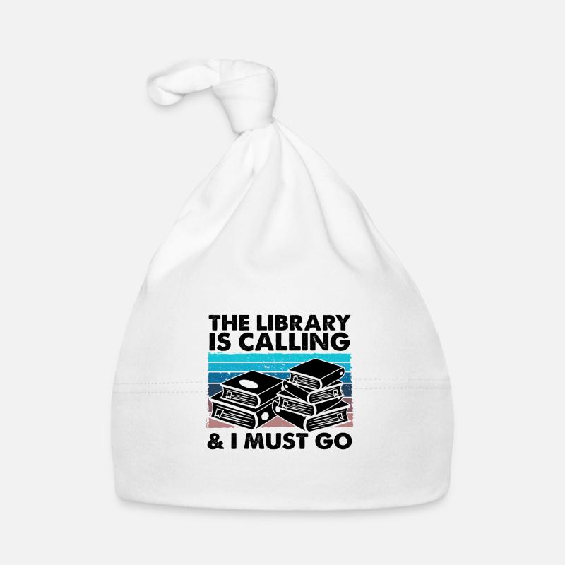 Librarian Gift Library Calling Must Go Book Lover Organic Baby Cap