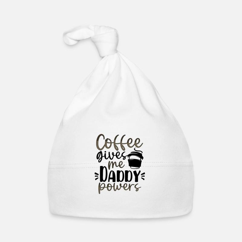 Papa Geschenke Kaffee gibt mir Papa Powers Kaffee Baby Bio-Mütze