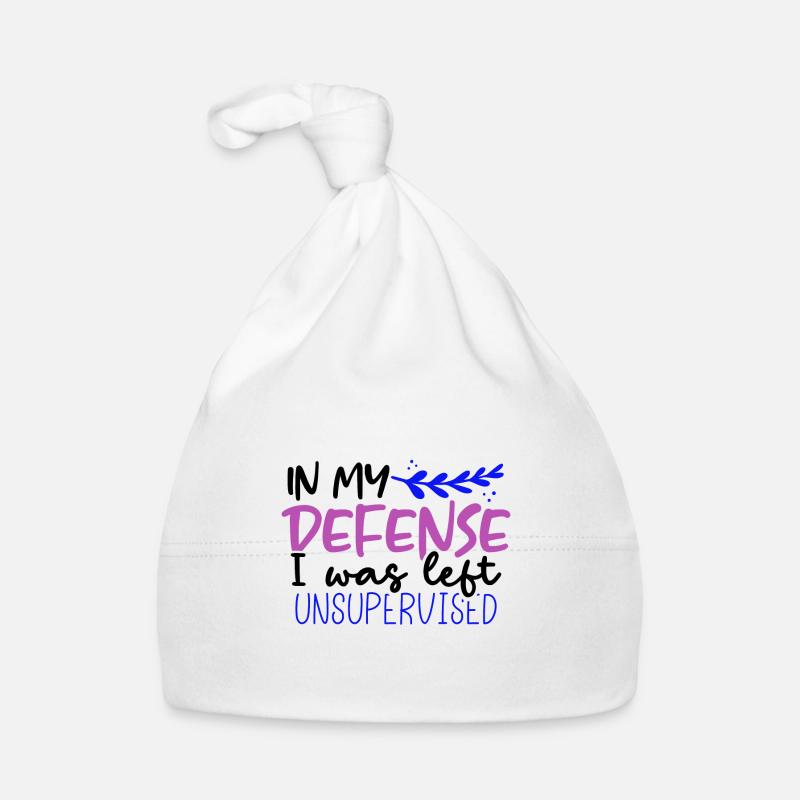 Sarcastic In My Defense Left Unsupervised Sarcasm Organic Baby Cap