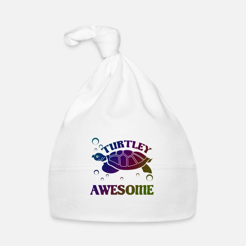 Mignonne Turtley Awesome Turtle Lover Cadeaux Bonnet bio Bébé