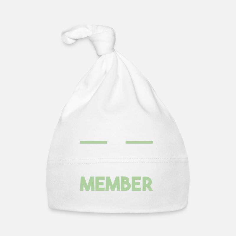 Équipe de hockey sur gazon - Bonnet bio Bébé - blanc