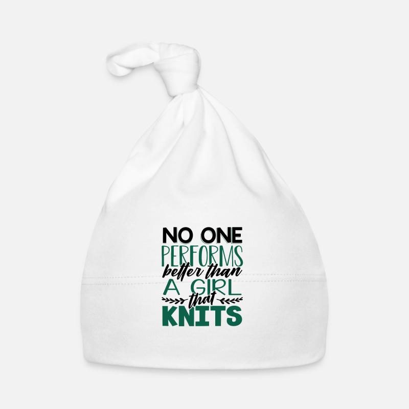 Mädchen-Stricker-Geschenk, das niemand besser macht als Baby Bio-Mütze