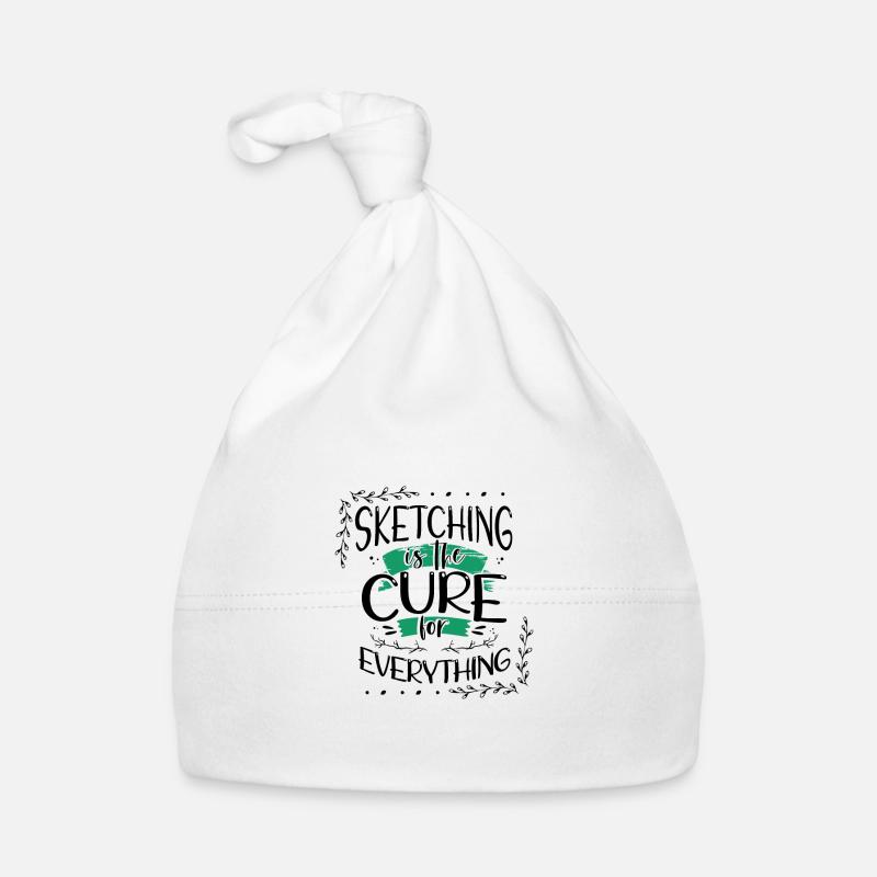 Sketching Gift Sketching the Cure for Everything Organic Baby Cap