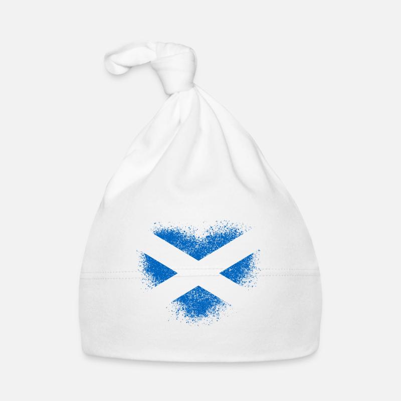 Ecosse - Bonnet bio Bébé - blanc