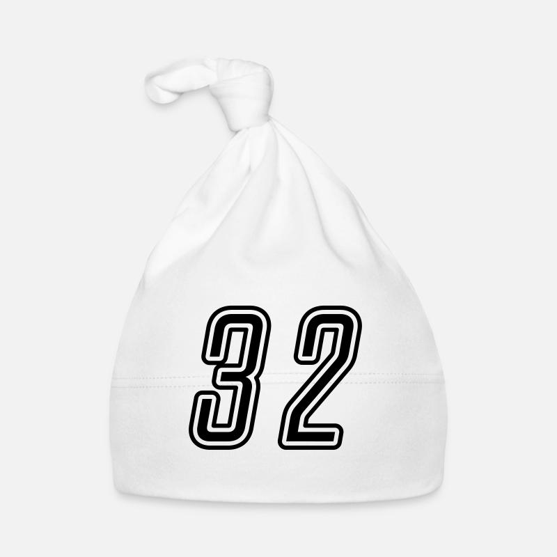 32 Numéro de numéro Bonnet bio Bébé