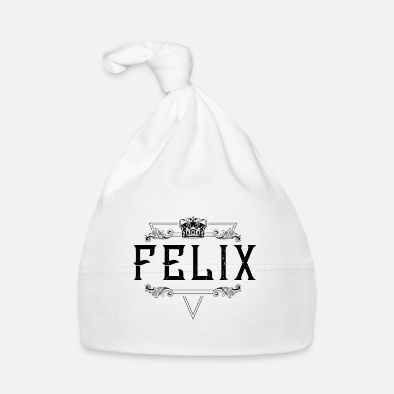 Felix Name Organic Baby Cap