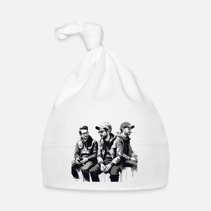 3 amis de l’encre Bonnet bio Bébé