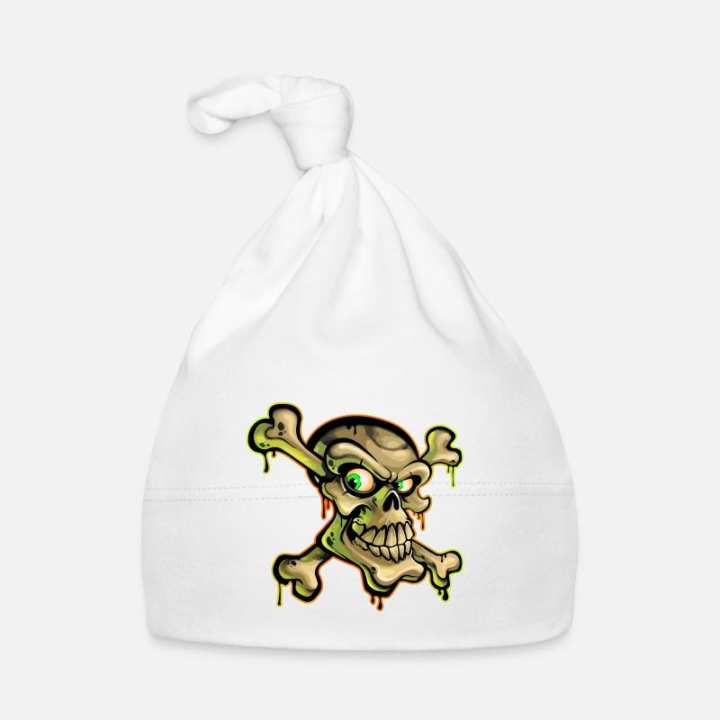 Pirate Crâne Cartoon Graffiti Bonnet bio Bébé