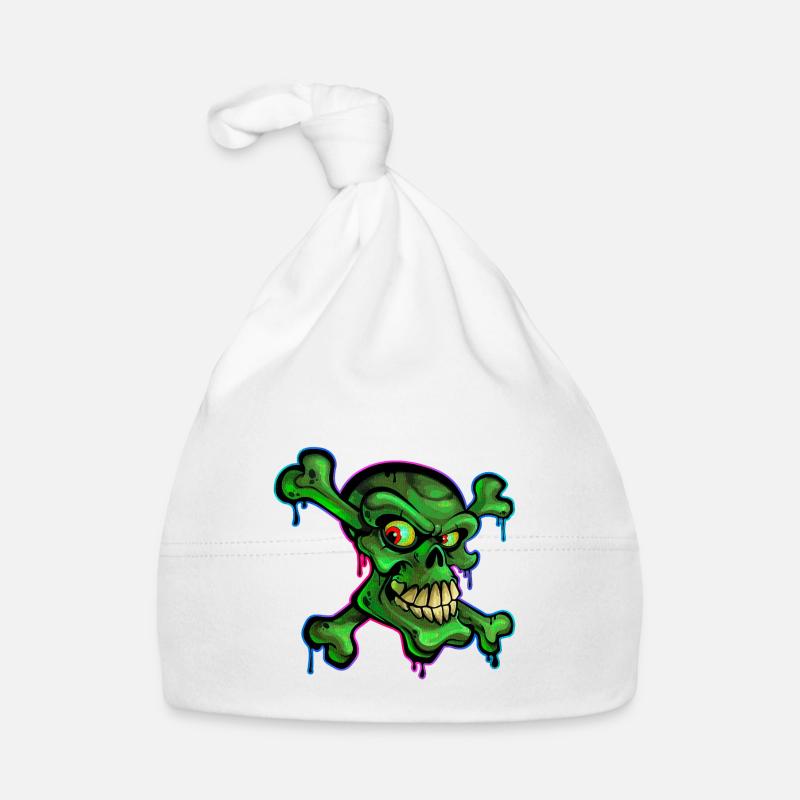 Pirate Crâne Cartoon Graffiti Bonnet bio Bébé