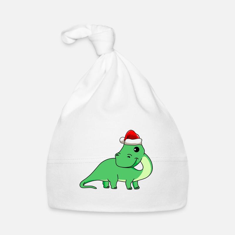 Dinosaurier brontosaurus Weihnachten Baby Bio-Mütze