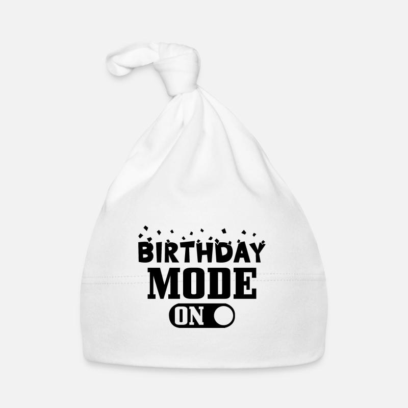 Birthday Mode on Birthday Mode on Organic Baby Cap