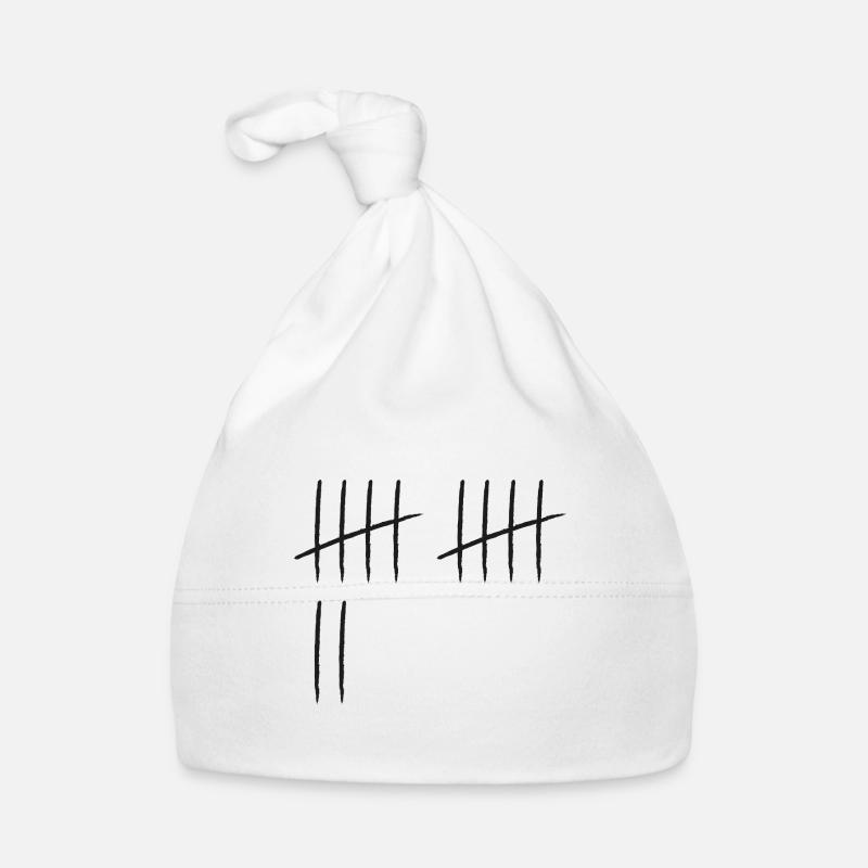 12 Year Old 12th 12 Hash Marks Birthday - 12 years old Organic Baby Cap