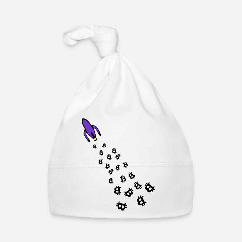Mit Bitcoin ins All Baby Bio-Mütze