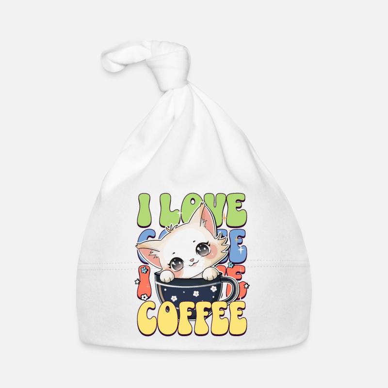 Tasse à café pour chat Cat Lover Catlady Bonnet bio Bébé