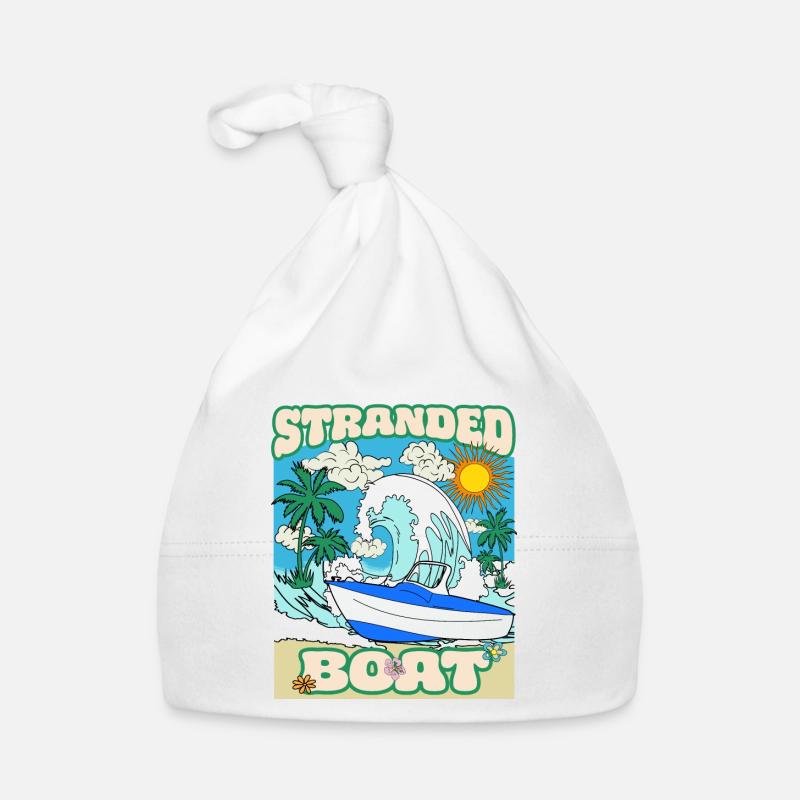 Stranded Boat Organic Baby Cap