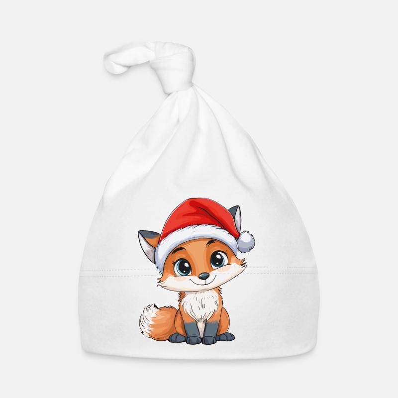 Renard Noël mignon Noël mignon Noël Bonnet bio Bébé