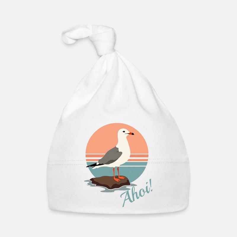 Seagull Ahoy Organic Baby Cap