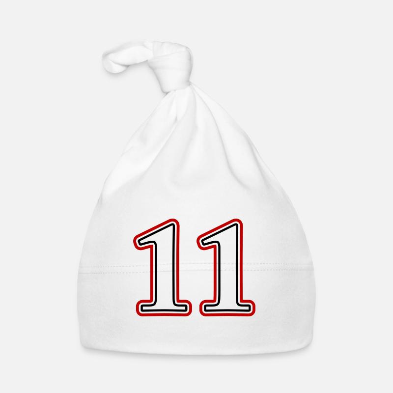 11 Numéro de numéro Bonnet bio Bébé