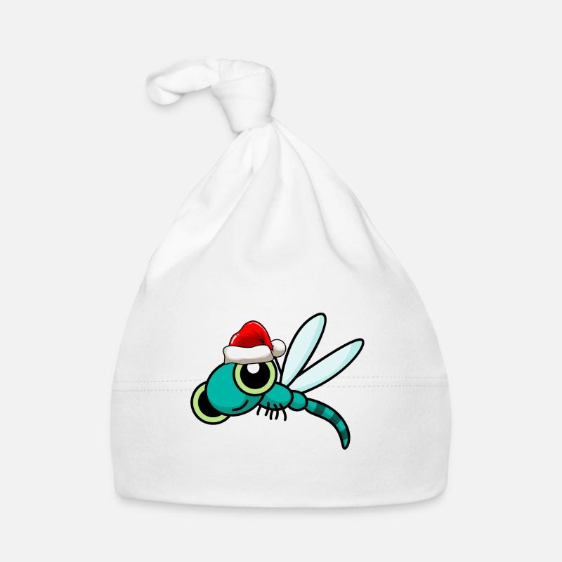 Drachenfliege Weihnachten libelle Baby Bio-Mütze