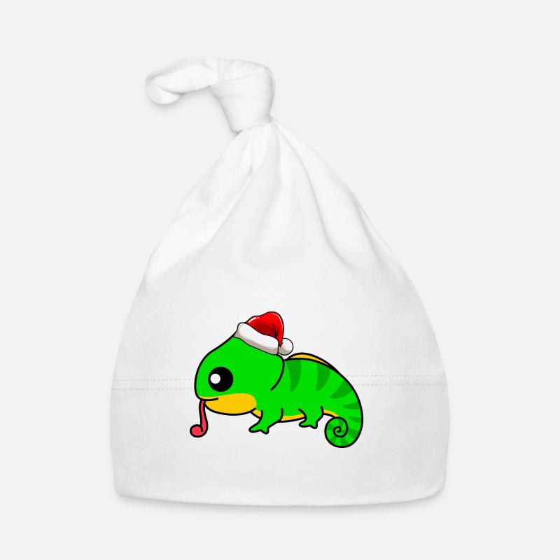 Caméléon Comic Christmas Bonnet bio Bébé