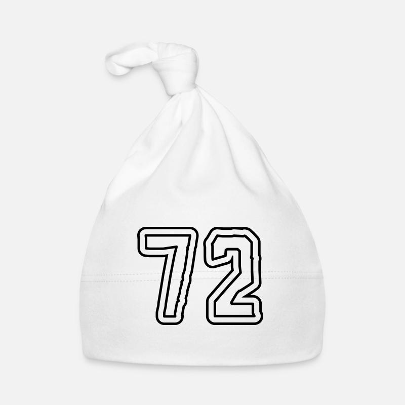 Symbole numérique 72 Bonnet bio Bébé