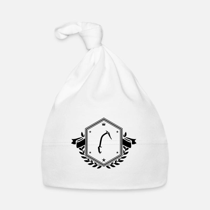 Kletterausrüstung eispickel Wappen Baby Bio-Mütze
