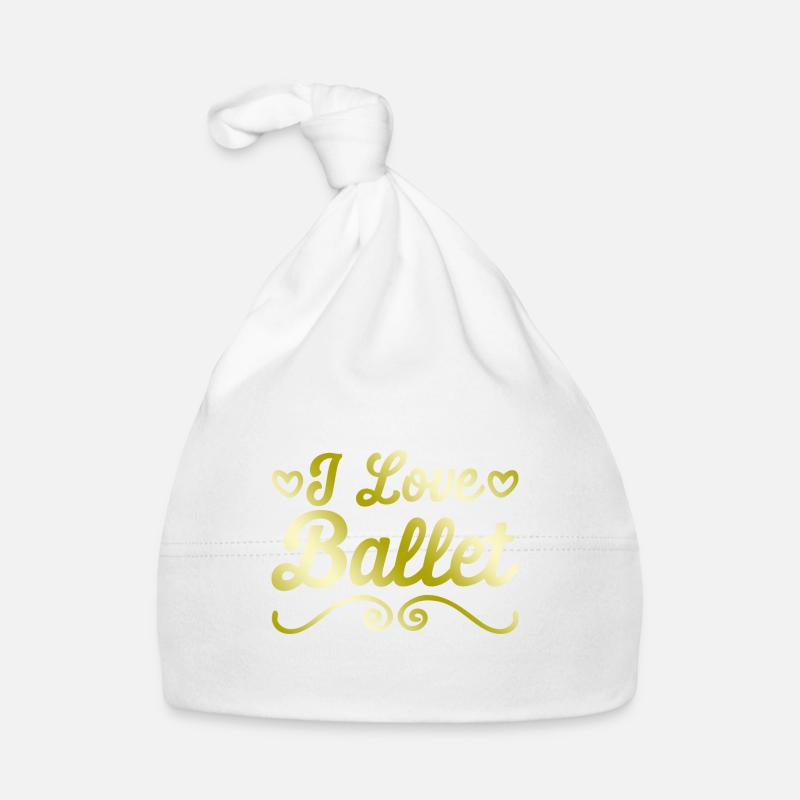 Ich liebe Ballett Baby Bio-Mütze