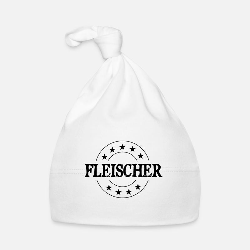 Fleischer Beruf Baby Bio-Mütze
