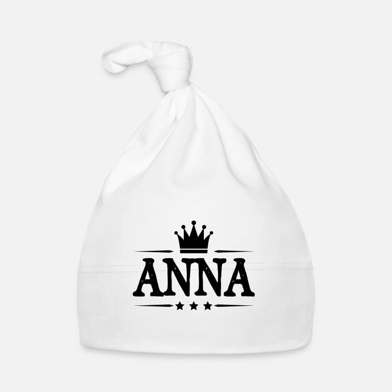 Anna - Baby Bio-Mütze - Weiß