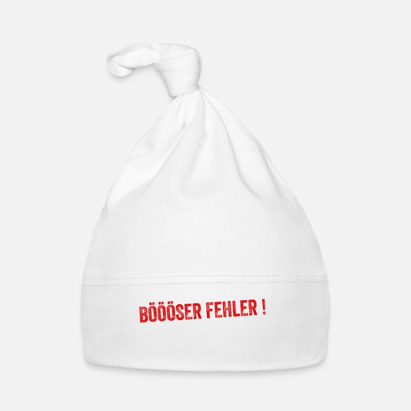 Du Denkst Ich Bin Klein Lieb Und Nett Böser Fehler Baby Bio-Mütze