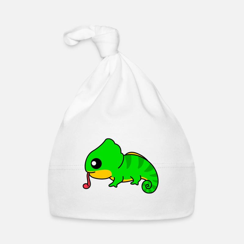 Caméléon Comic Animal Bonnet bio Bébé