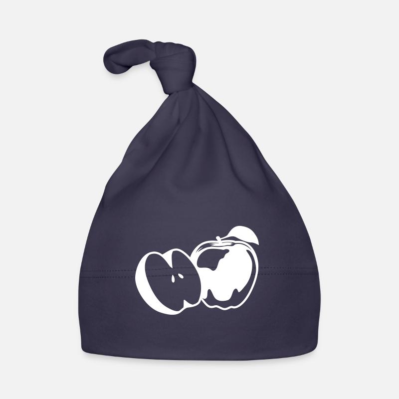 Apple icon vitamins Organic Baby Cap