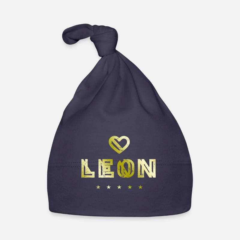 Leon Herz Baby Bio-Mütze