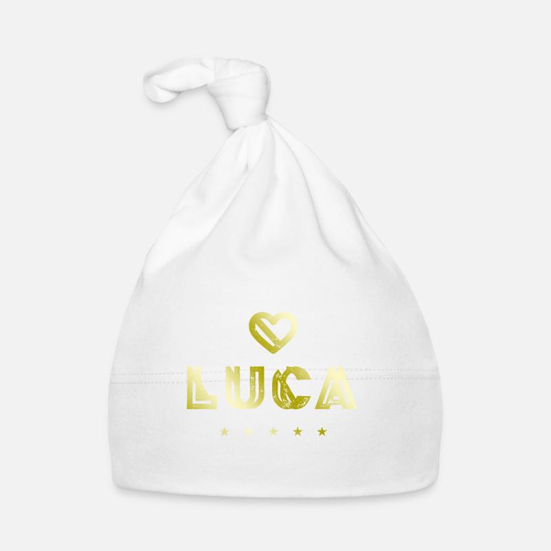 Luca Herz Organic Baby Cap
