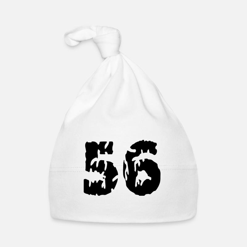 56 Number jersey Organic Baby Cap