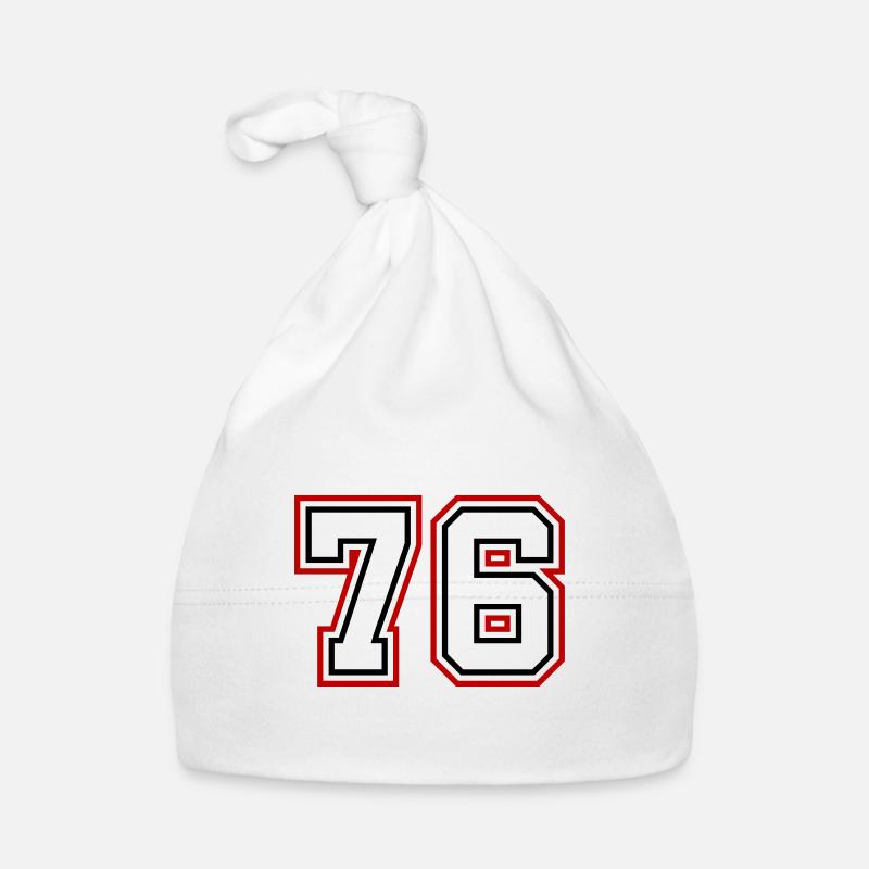 76 Numéro de numéro Bonnet bio Bébé