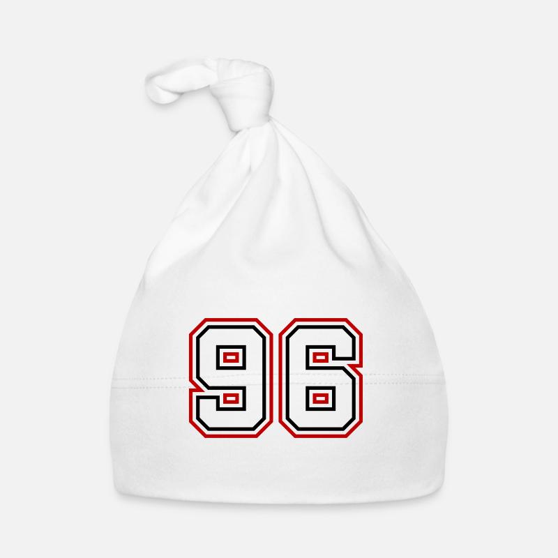 96 Number number Organic Baby Cap