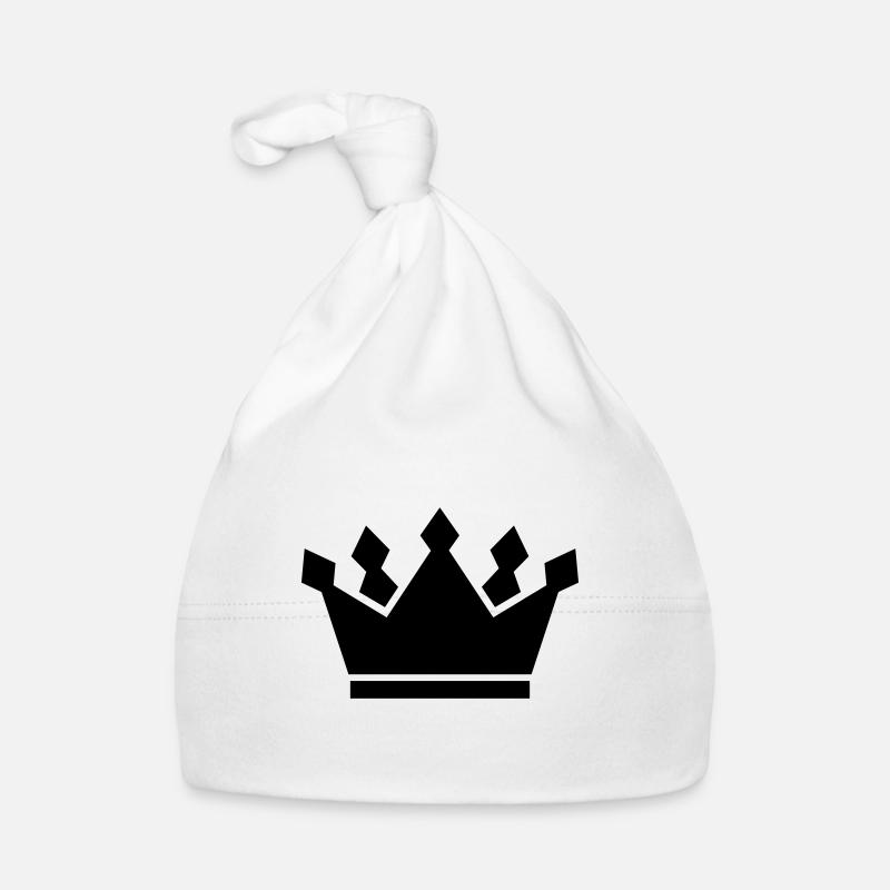 Krone Symbol icon Baby Bio-Mütze