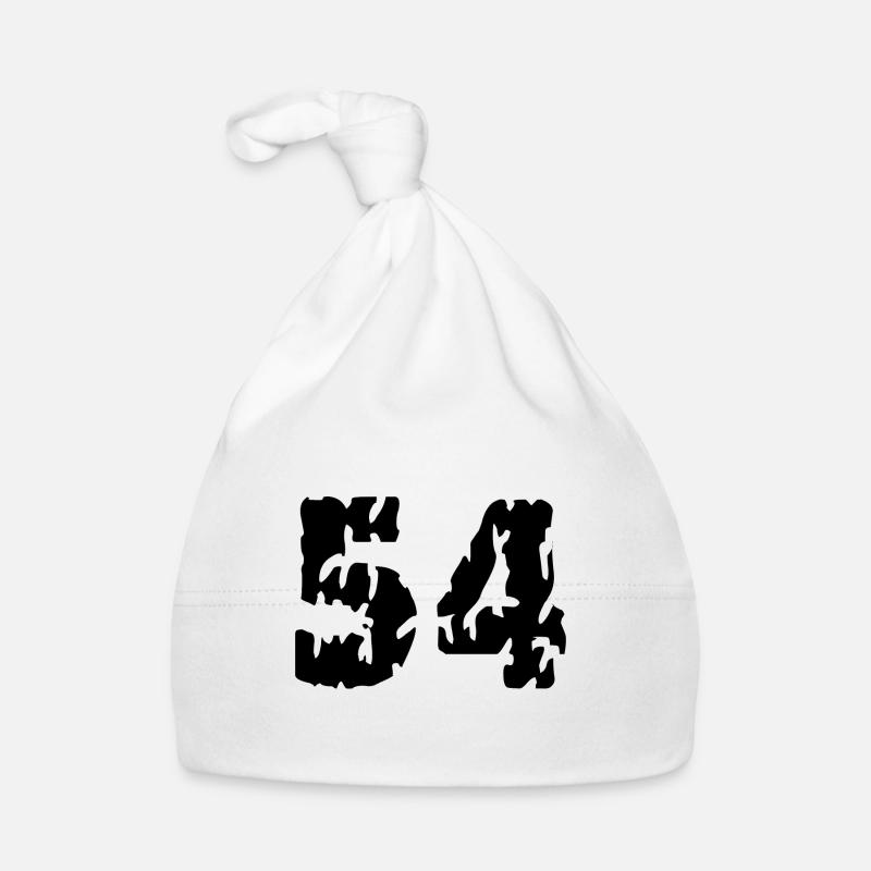 54 Number jersey Organic Baby Cap