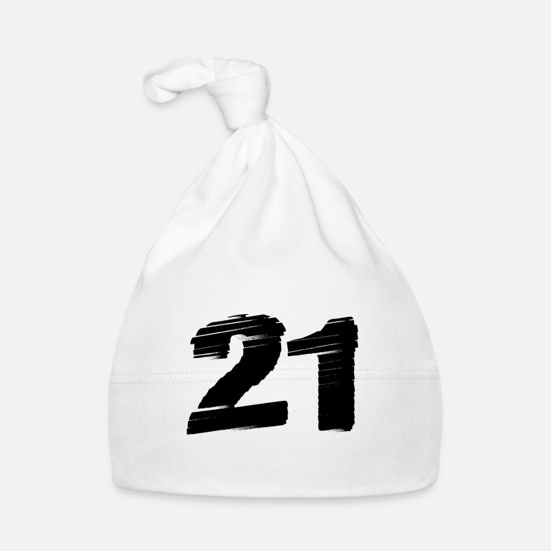 21 Number jersey Organic Baby Cap