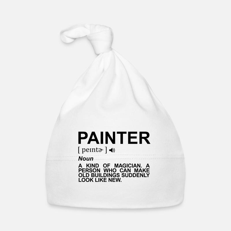 Painter Meaning Organic Baby Cap