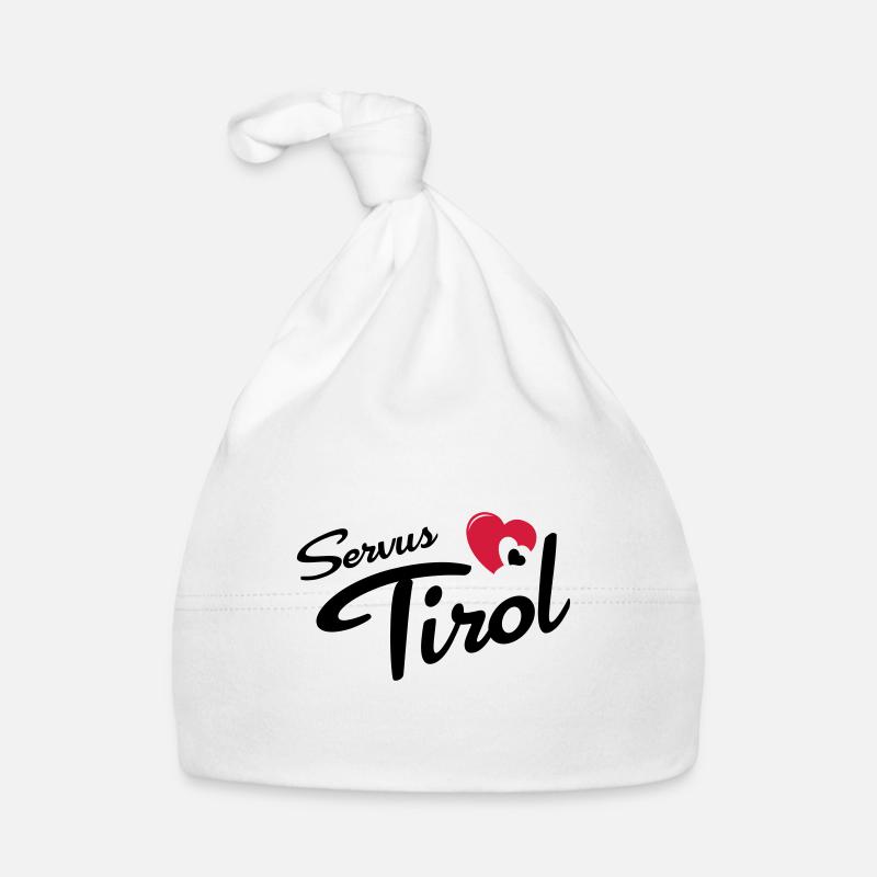 Servus Tirol mit Herz Baby Bio-Mütze