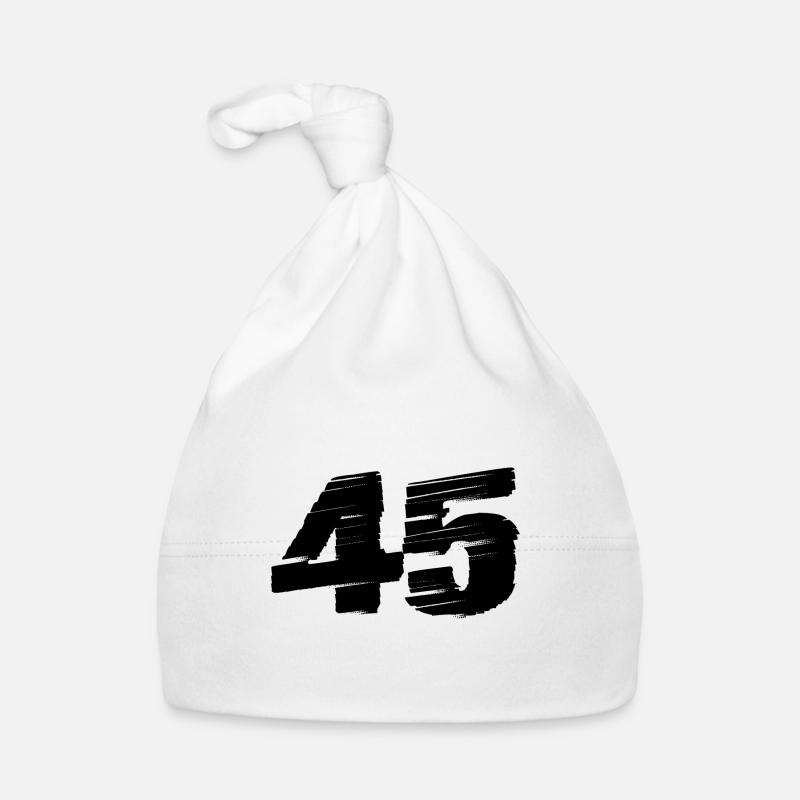 45 Number jersey Organic Baby Cap