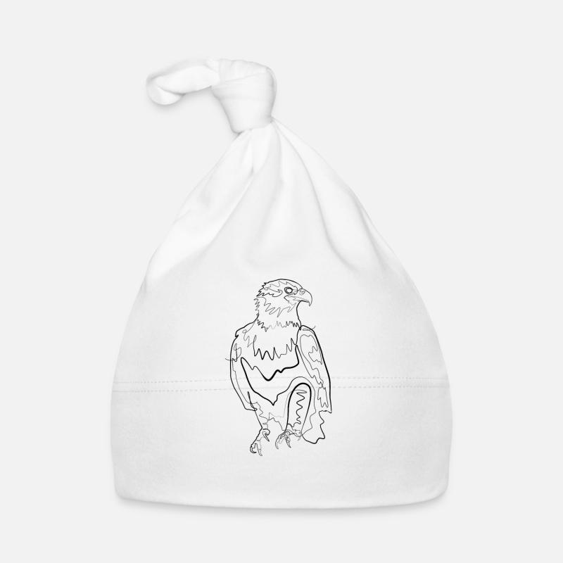 Aigle - one line drawing Bonnet bio Bébé