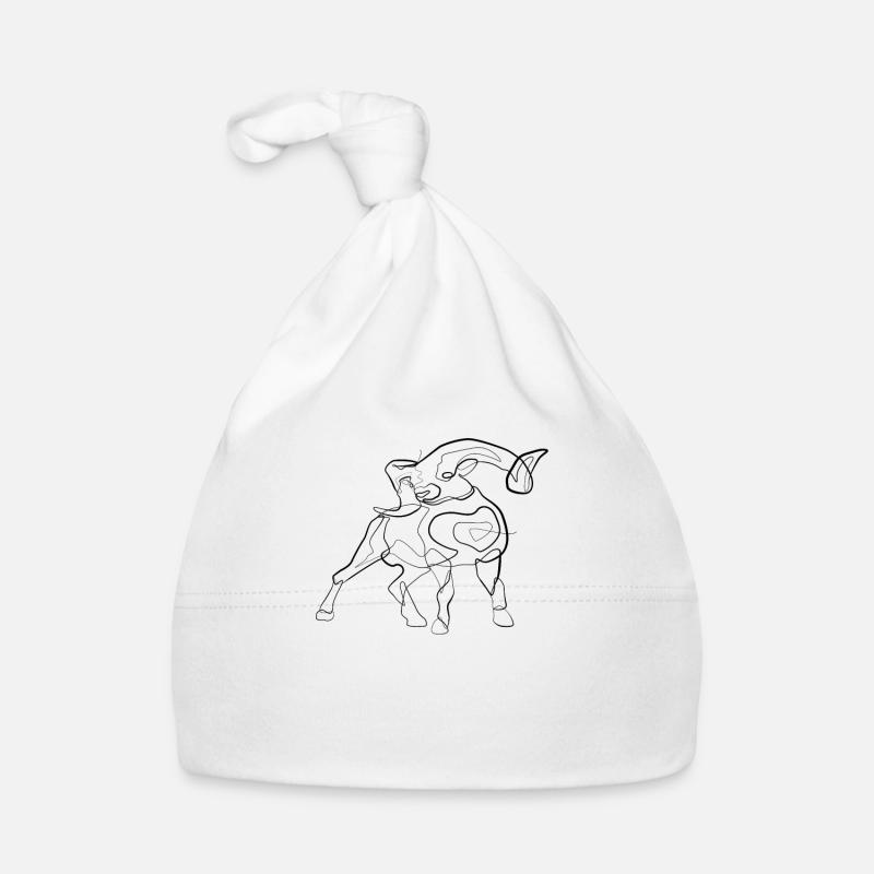 Bélier - one line drawing Bonnet bio Bébé